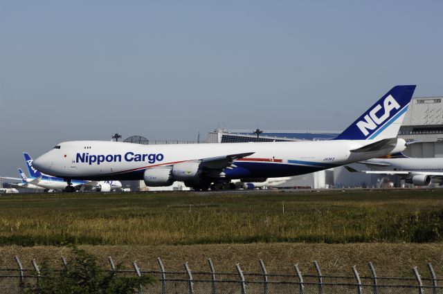 BOEING 747-8 (JA13KZ) - Departure at Narita Intl Airport R/W34L on 2012/11/04