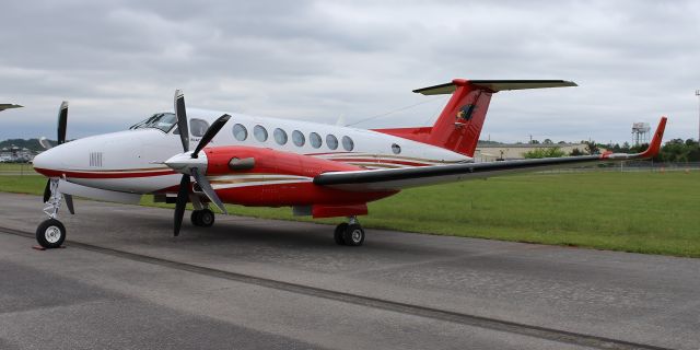 Beechcraft Super King Air 350 (N350JF) - A 2014 model Beech B300 Super King Air 350 at Boswell Field, Talladega Municipal Airport, AL during NASCAR'S 2024 GEICO 500 Race Weekend @ Talladega Superspeedway - April 20, 2024.