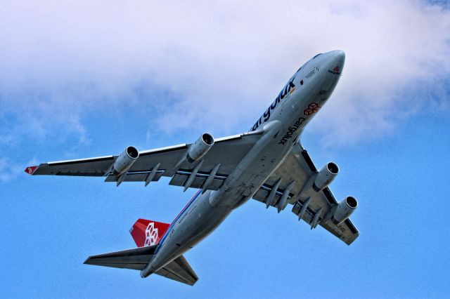 Boeing 747-200 — - Departing Indy off of runway 23R