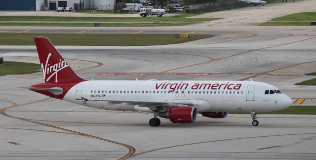 Airbus A320 (N838VA) - After landing at FLL on the 5th of June.