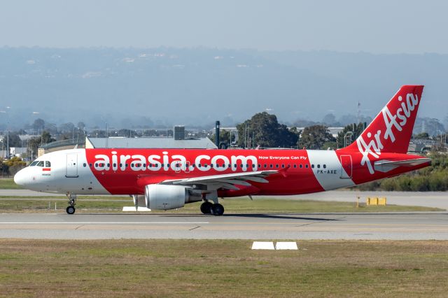 Airbus A320 (PK-AXE) - Airbus A320-216 cn3715. Air Asia PK-AXE runway 03 departure YPPH 27 May 2023