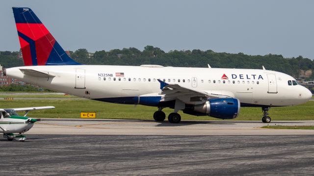 Airbus A319 (N325NB) - Inaugural departure to MSP