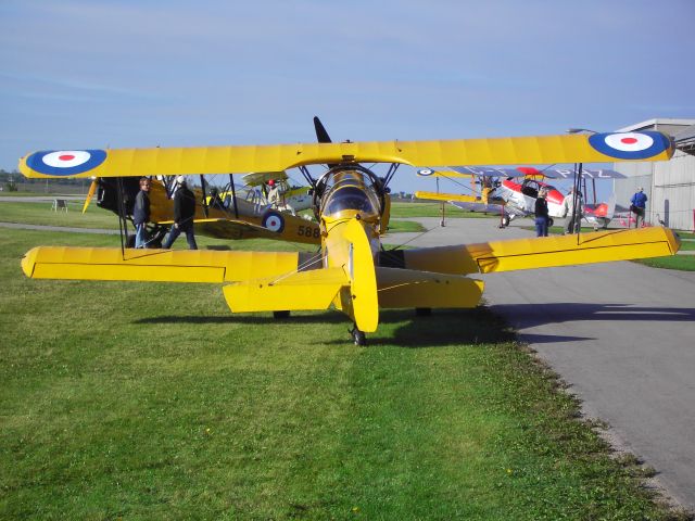 OGMA Tiger Moth — - ...awaiting passengers to load for fund raiser sight seeing flights.