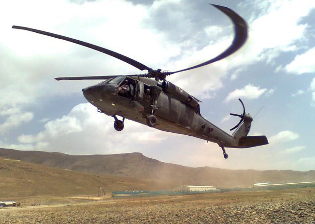 Sikorsky S-70 — - Outside FOB Lightening in Afghanistan.  This was my ride to FOB Tillman