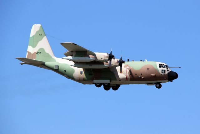 Lockheed C-130 Hercules (N436) - Landing runway 13 - 28th May 2017 