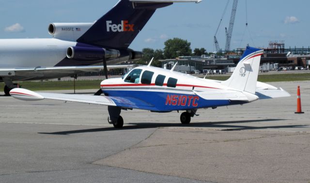 Beechcraft 35 Bonanza (N510TC) - Great paint scheme!