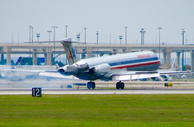 McDonnell Douglas MD-80 (N44503) - At DFW. 