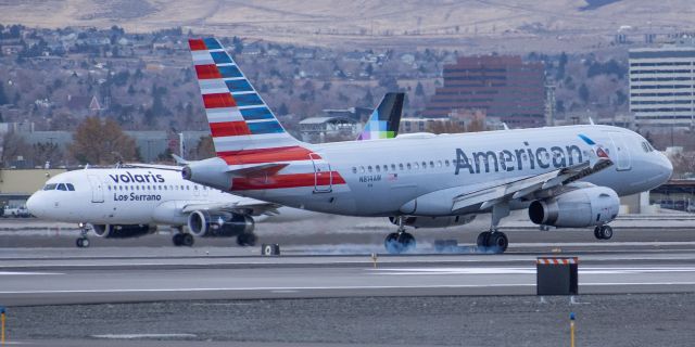 Airbus A319 (N814AW) - AAL1515 - DFW to RNO - 25 Nov, 2020