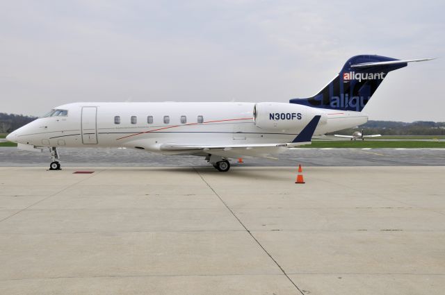 Bombardier Challenger 300 (N300FS) - Seen at KFDK on 4/19/2009.