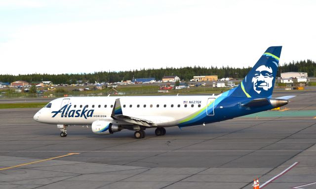 Embraer 175 (N627QX) - Alaska Airlines Embraer ERJ-175LR N627QX in Fairbanks