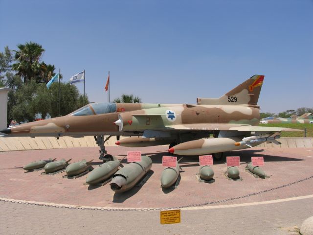 — — - IAI KFIR C-7br /Israel Air Force Museum.br /Hatzerim Air Base, Beersheba, Israelbr /Photo: 17.06.2008