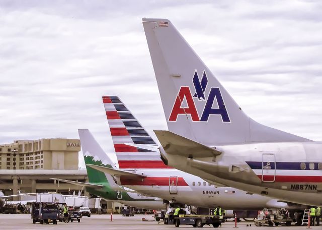 Boeing 737-800 (N887NN) - N887NN and friends