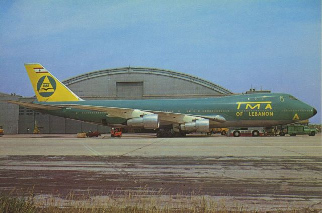 BOEING 747-100 (N9676) - scanned from postcardbr /TMA