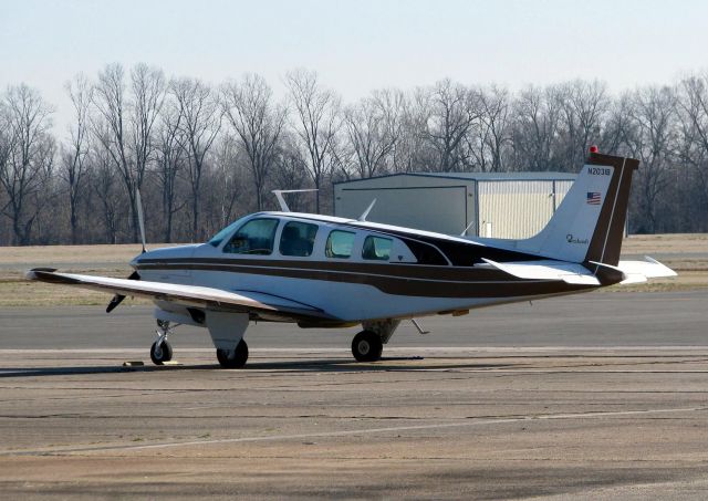 Beechcraft Bonanza (36) (N2031B) - At Shreveports Downtown Airport.