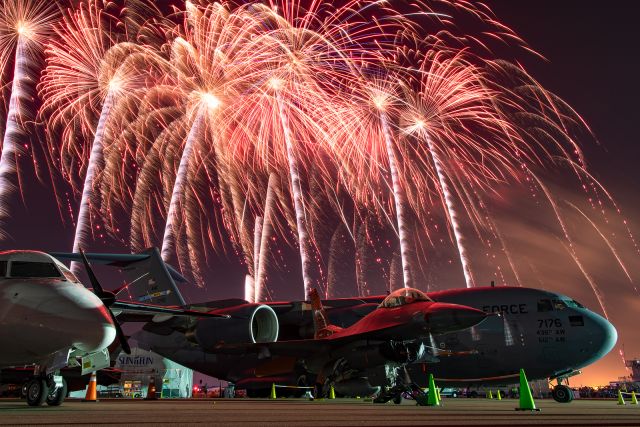 Lockheed F-16 Fighting Falcon — - Fireworks and American military might at the 2021 Sun N Fun Aerospace Expo!