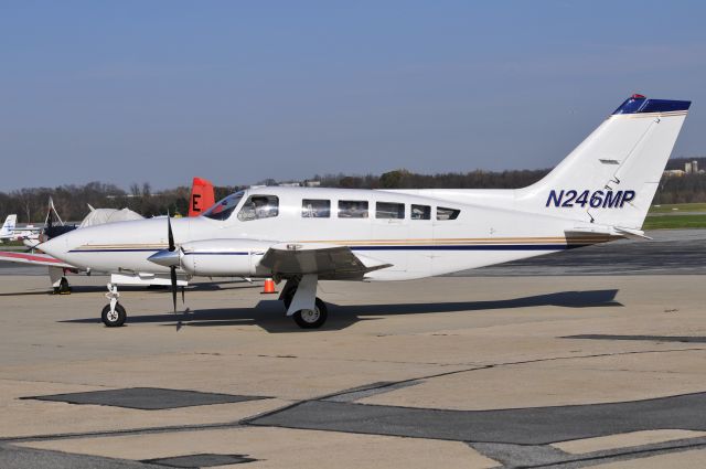 Cessna 402 (N246MP) - Seen at KFDK on 11/7/2009.      a href=http://discussions.flightaware.com/profile.php?mode=viewprofile&u=269247  [ concord977 profile ]/a