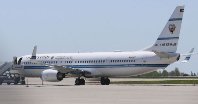 Boeing 737-900 (9K-GCC) - State of Kuwait VIP Boeing 737-900ER (9K-GCC) at YOW on 12 May 23.