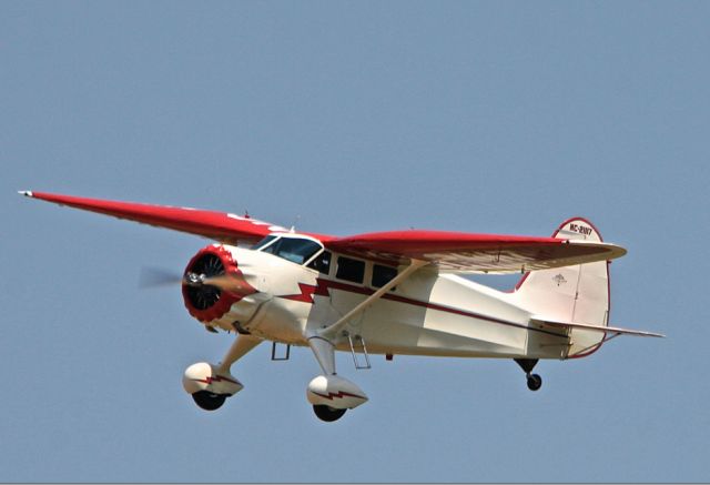 NC21117 — - STINSON RELIANT GULLWING AT GENESEO, 12 JULY 2014.
