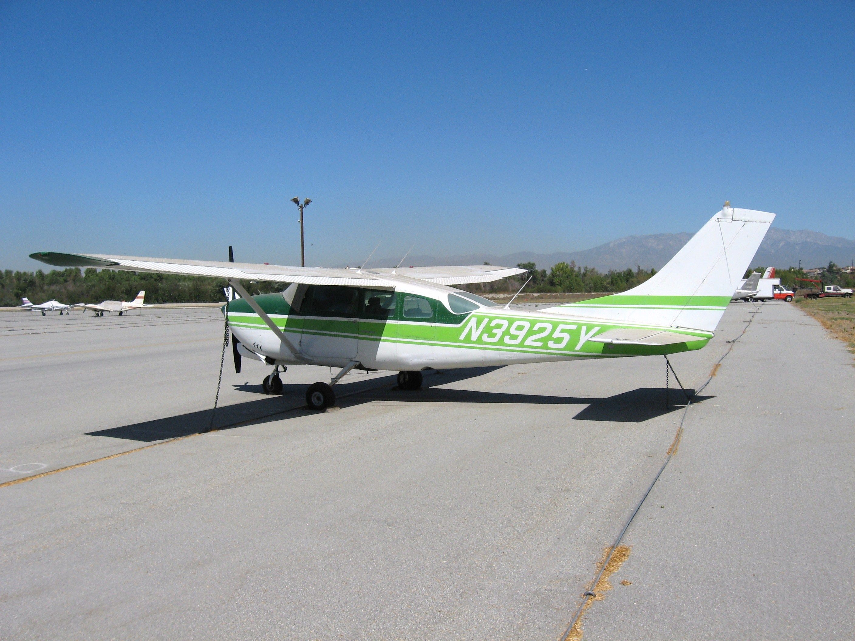 Cessna 206 Stationair (N3925Y) - At Corona Airport