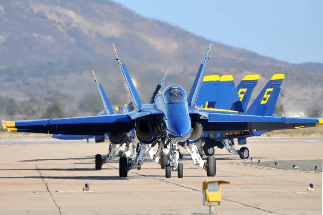 McDonnell Douglas FA-18 Hornet — - Blue Angels at Miramar Air Show 2011