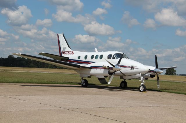 Beechcraft King Air 90 (N503CB) - Parked on ramp on 8/26/2011