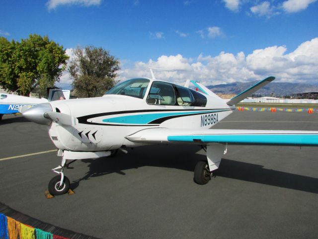 Beechcraft 35 Bonanza (N8986A) - Part of Classic Aircraft Display at Brackett Field.