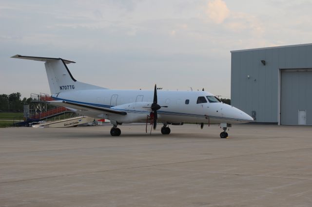 Cessna 120 (N707TG) - Parked on west ramp at Gary Regional Airport.