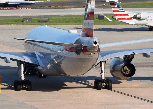 Airbus A330-300 (N282AY) - A different perspective.