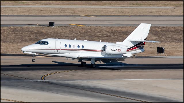 Cessna Citation Latitude (N646QS) - Netjets Citation Latitude landing at Dallas Love Field.