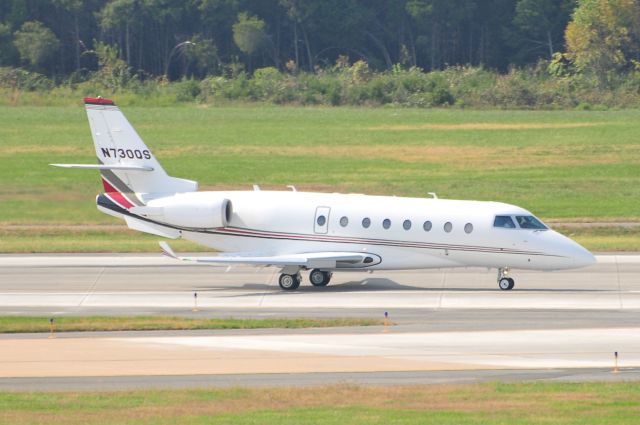 IAI Gulfstream G200 (N730QS) - Seen at KIAD on 10/11/2010.