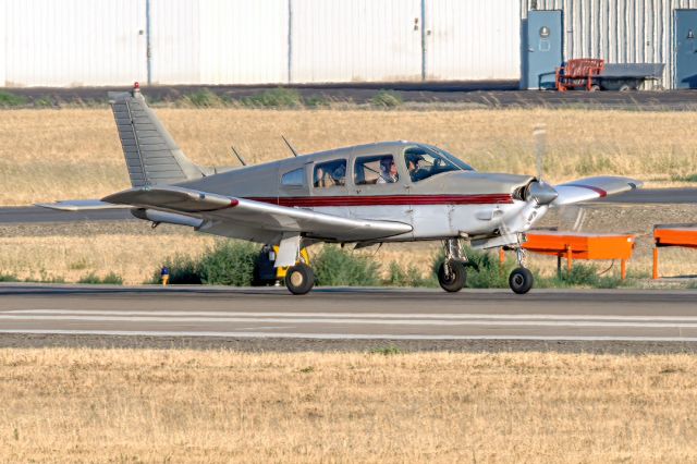 Piper Cherokee Arrow (N75278) - Piper Arrow II at Livermore Municipal Airport (CA). June 2021.