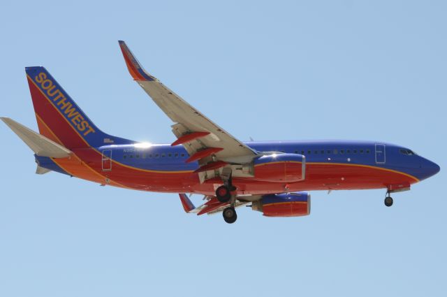 N954WN — - Southwest 737 landing at LAX