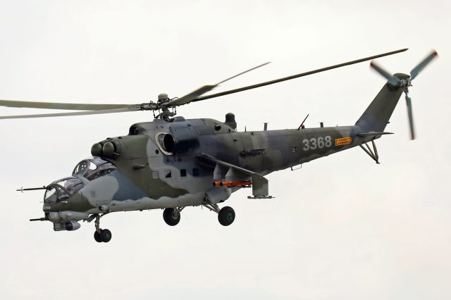 MIL Mi-25 (CEF3368) - Photo taken on September 20, 2021 at NATO Days in Ostrava.