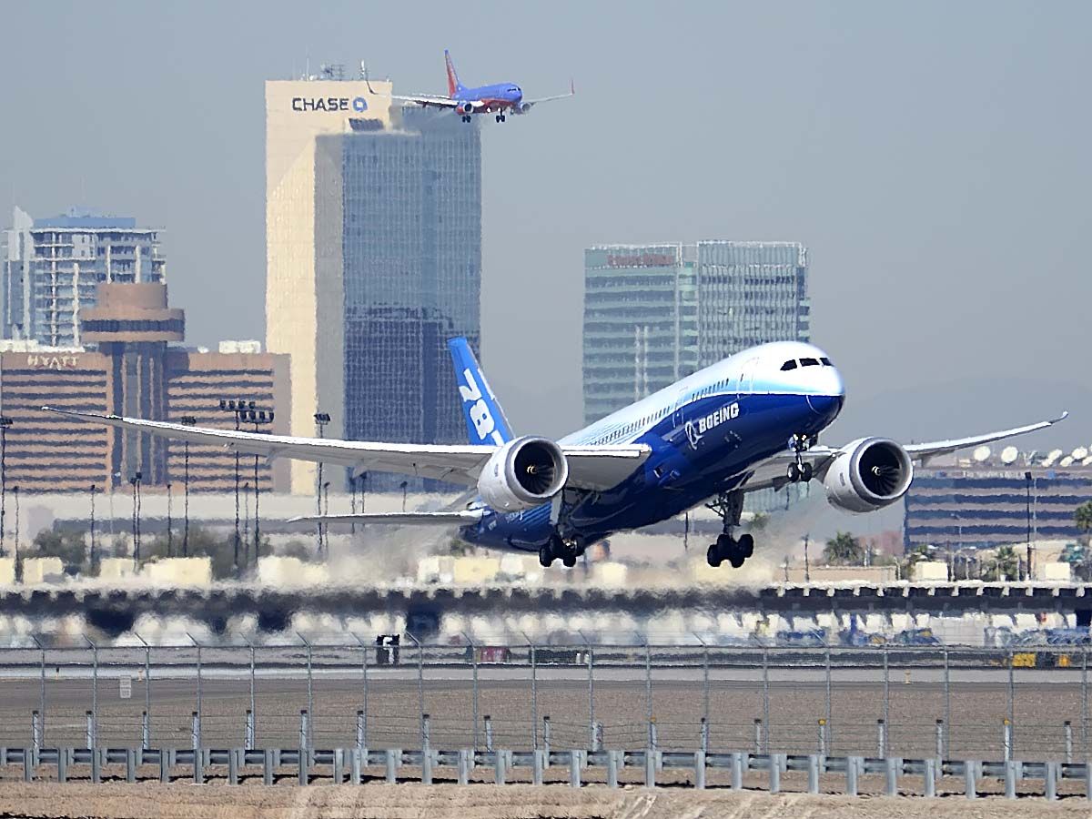 Boeing 787-8 (N787BX) - The first 787 to visit Sky Harbor departing for San Diego on March 12 20912.