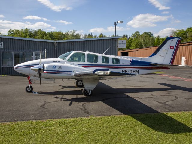 Beechcraft Baron (58) (HB-GMM) - Aschaffenburg, Germany. 12 MAY 2020.