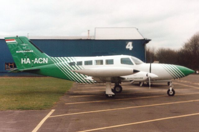 Cessna 402 (HA-ACN) - Seen here in Apr-99.