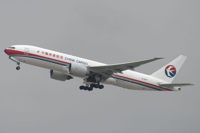 BOEING 777-200LR (B-2077) - B-2077  Boeing  B777-F6N  CKK  KLAX  20130305  4386