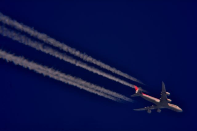 BOEING 747-8 (LX-VCF) - Cargolux Airlines International 779 Houston Bush Intctl to Amsterdam Schiphol over Cleveland 37,000 ft. 10.26.15.