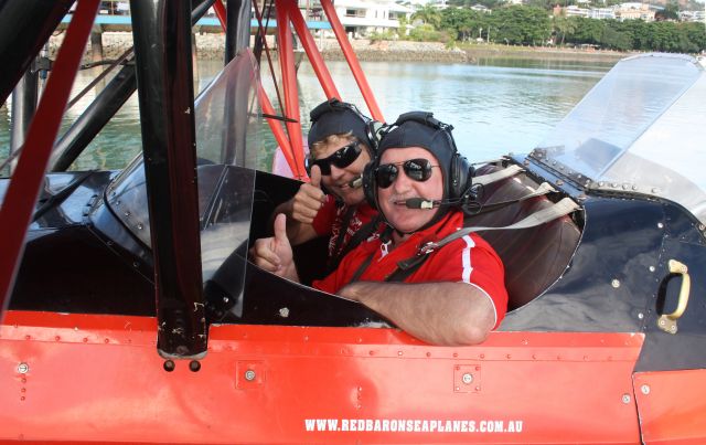 VH-KKD — - This movie star is now gracing the skies above beautiful Magnetic Island, North Queensland. The historical Grumman Sea-Cat starred in the movie The Phantom and is now being cast in a new adventure. Its the only two passenger, open cockpit bi-plane on floats in the world. Billy Zane flew in it, Catherine Zeta-Jones flew in it