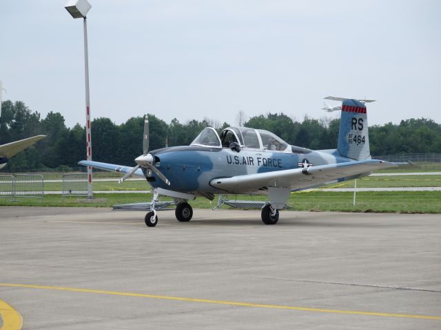 N85464 — - Beechcraft T-34 Mentor @ Indianapolis Metropolitan Airport CAF Meet