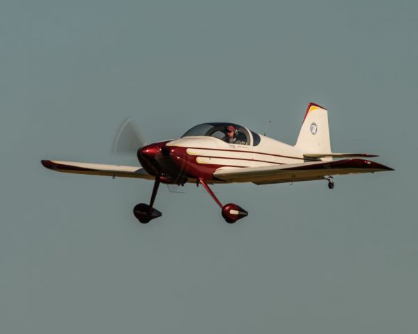 Vans RV-6 (N456MD) - Black Jack Squadron member landing 34 @ KAWO