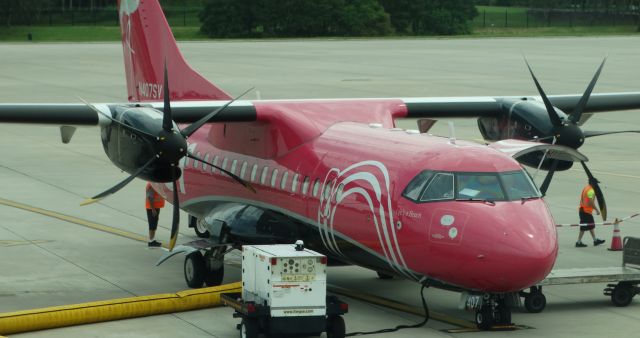 Aerospatiale ATR-42-300 (N407SV) - ATR42 at the ramp