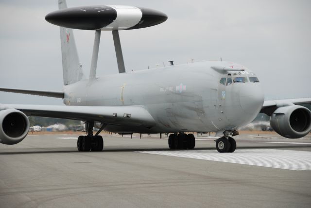 CSZ2 — - Royal Air Force Sentry taxiing upon arrival at Abbottsford Airshow Aug 7/09.