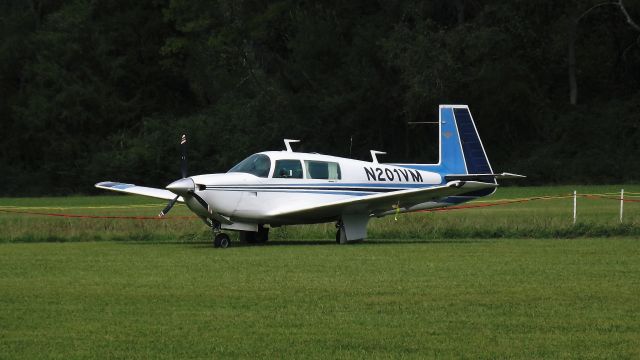 Mooney M-20 (N201VM) - Moontown Airport Annual Grass Field Fly-in, Sep 16, 2012