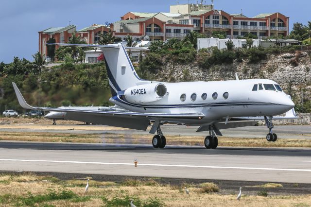 N540EA — - A blast from the past Gulfstream G-III N540EA landing at St Maarten this bird was really loud!