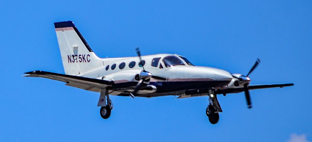 Cessna 421 (N375KC) - N375KC 1982 Cessna 421C Golden Eagle s/n 421C1226 - North Las Vegas Airport  KVGTbr /Photo: TDelCorobr /May 26, 2023