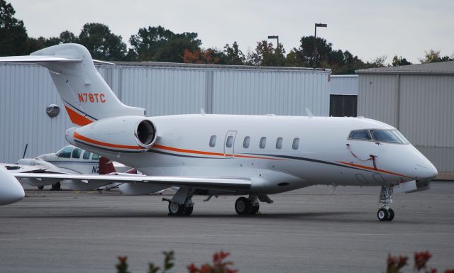 Bombardier Challenger 300 (N78TC) - Parked at Wilson Air Center (Registered Owner: MassMutal Asset Finance LLC) - 10/23/09