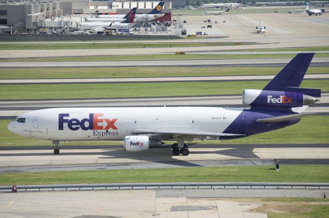 McDonnell Douglas DC-10 (N566FE) - Seen at KATL on 5/14/2011.