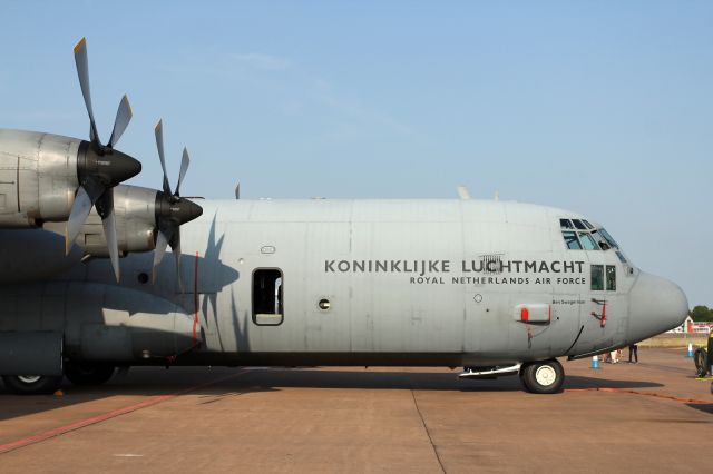 Lockheed C-130 Hercules — - Royal Netherlands Air Force, C-130, on static display at RIAT 2013.