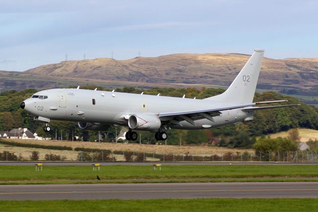 AZP802 — - CXX Squadron Poseidon on a training flight from RAF Lossiemouth. 